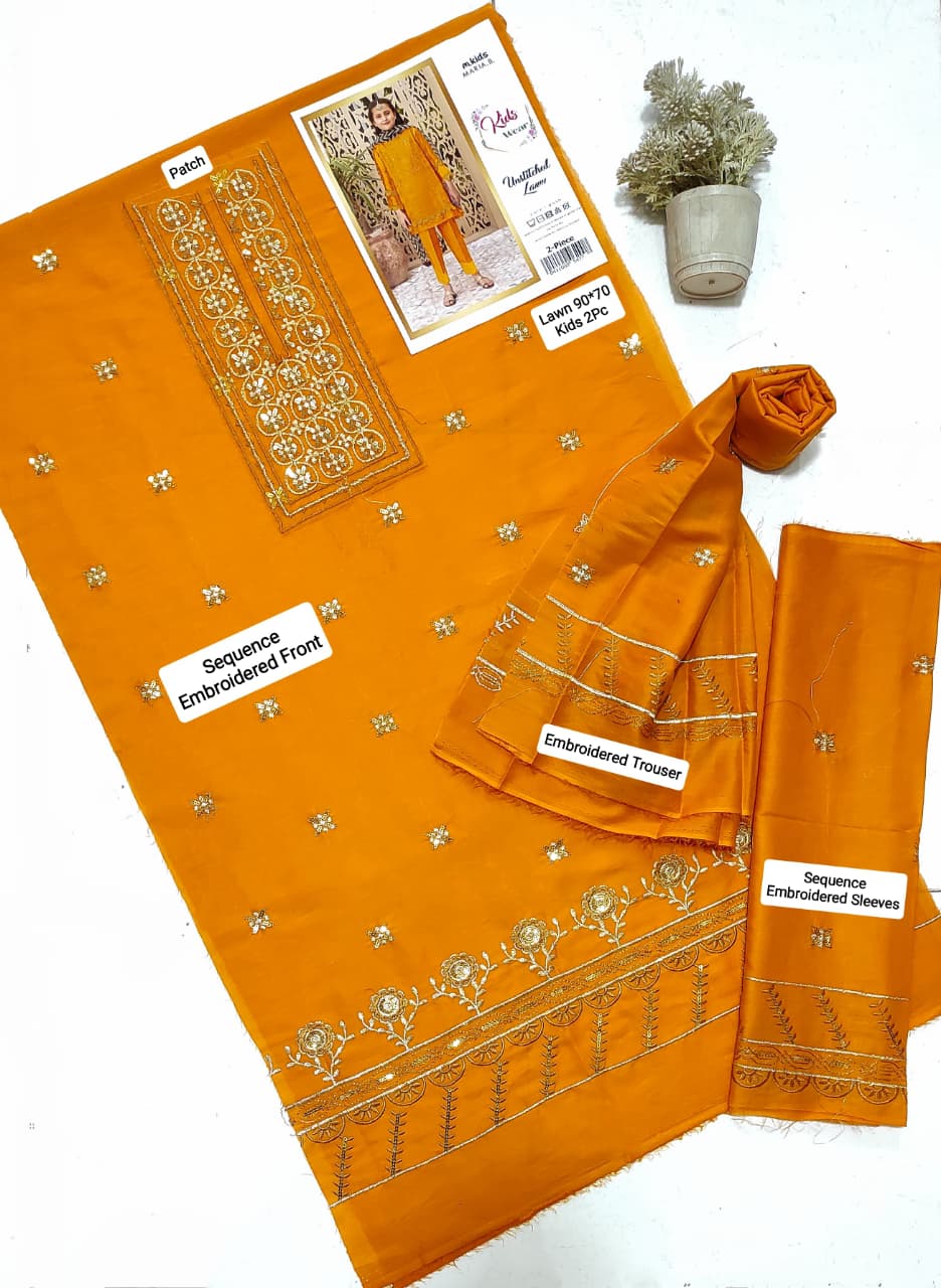 Maria.B Kids Lawn KD-13 | 2Pcs Embroidered Summer Collection 2026