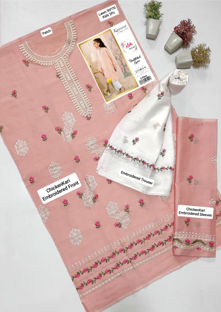 Maria.B Kids Lawn KD-04 | 2Pcs Embroidered Summer Collection 2026