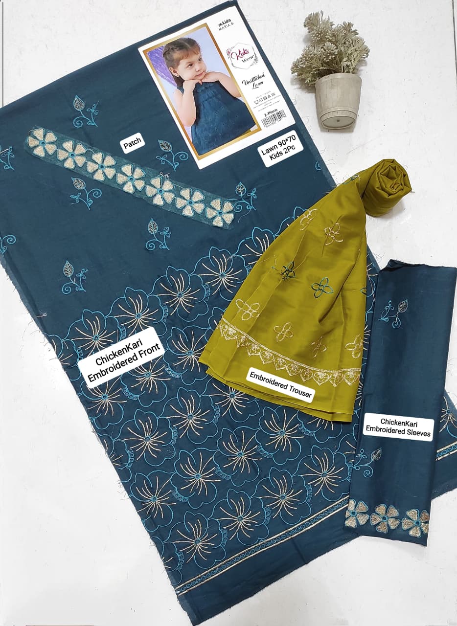 Maria.B Kids Lawn KD-27 | 2Pcs Embroidered Summer Collection 2026
