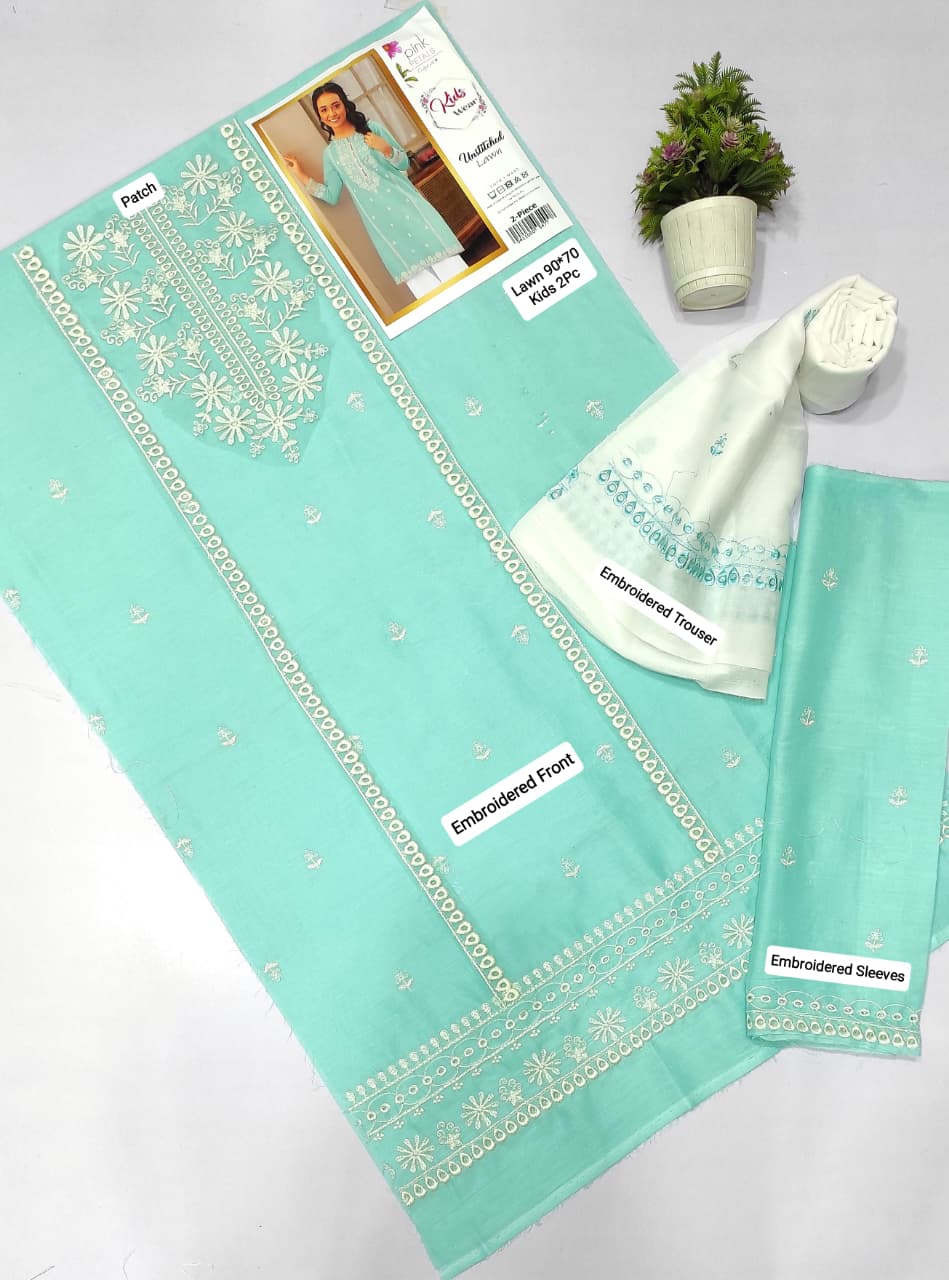 Maria.B Kids Lawn KD-25 | 2Pcs Embroidered Summer Collection 2026