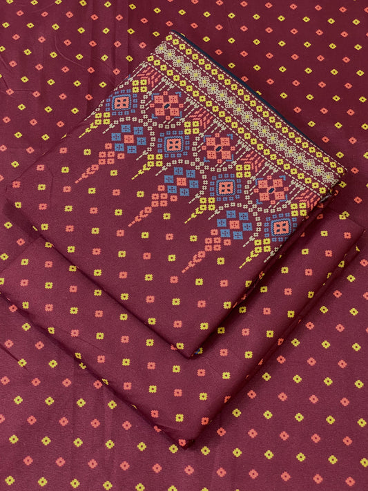 FLORAL PRINTED 2PC D-97