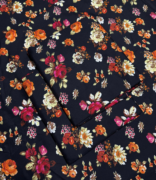 FLORAL PRINTED 2PC D-27