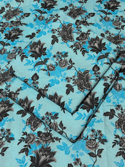 FLORAL PRINTED 2PC D-105