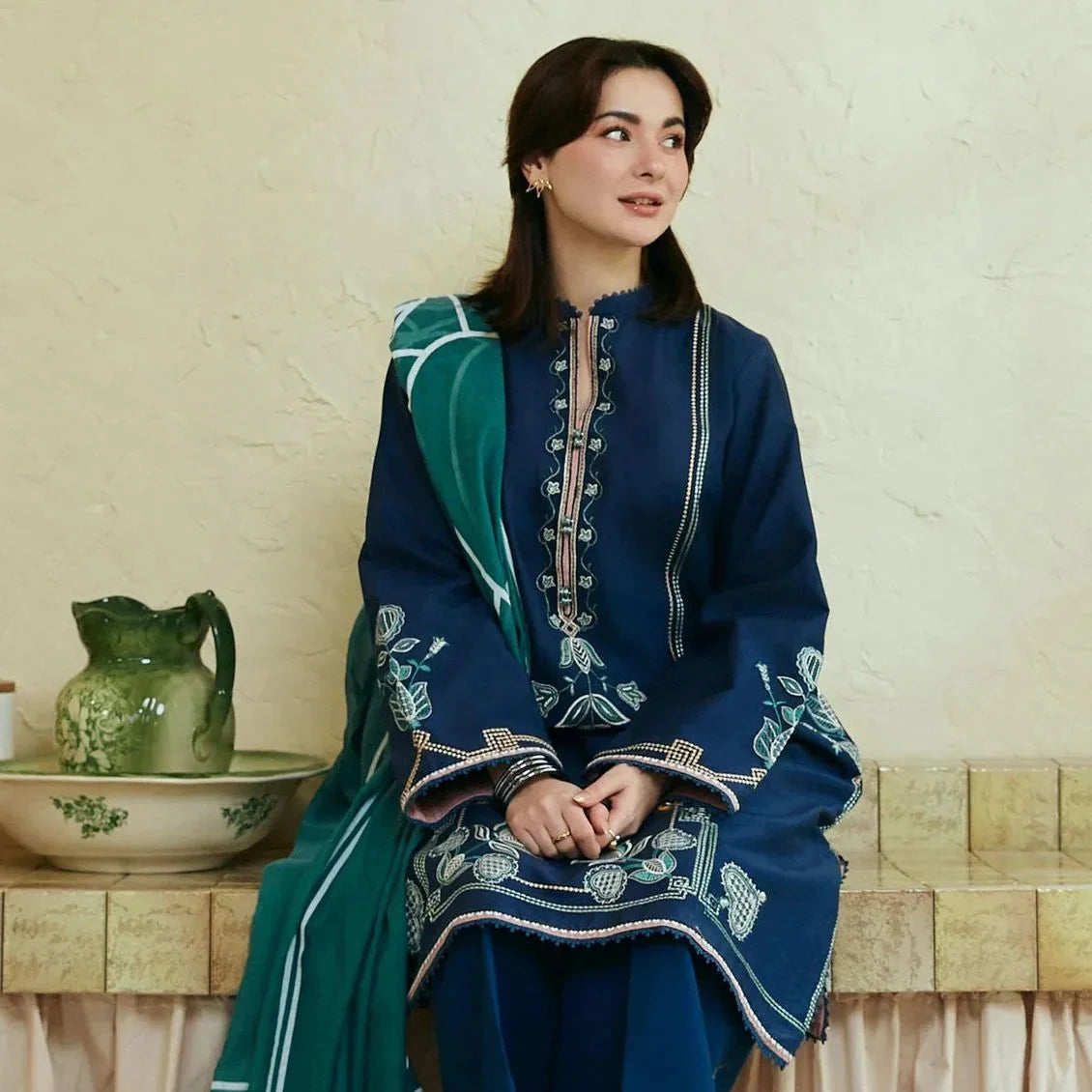 COCO DHANAK 3PC | EMBROIDERY | D#3212