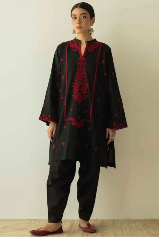 ZARA SHAHJAHAN DHANAK 3PC | EMBROIDERY | D#4211