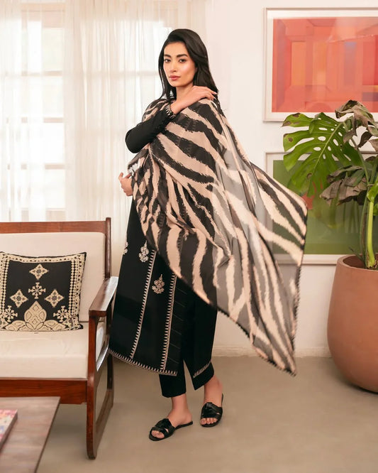 CROSS DHANAK 3PC | EMBROIDERY | D#6576