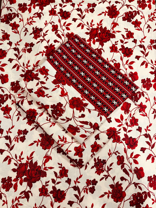 FLORAL PRINTED 2PC D-145
