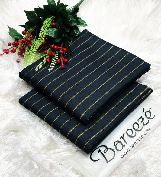 ZARI GOLD CAMBRIC  FOUR SEASON 2-PC BLACK