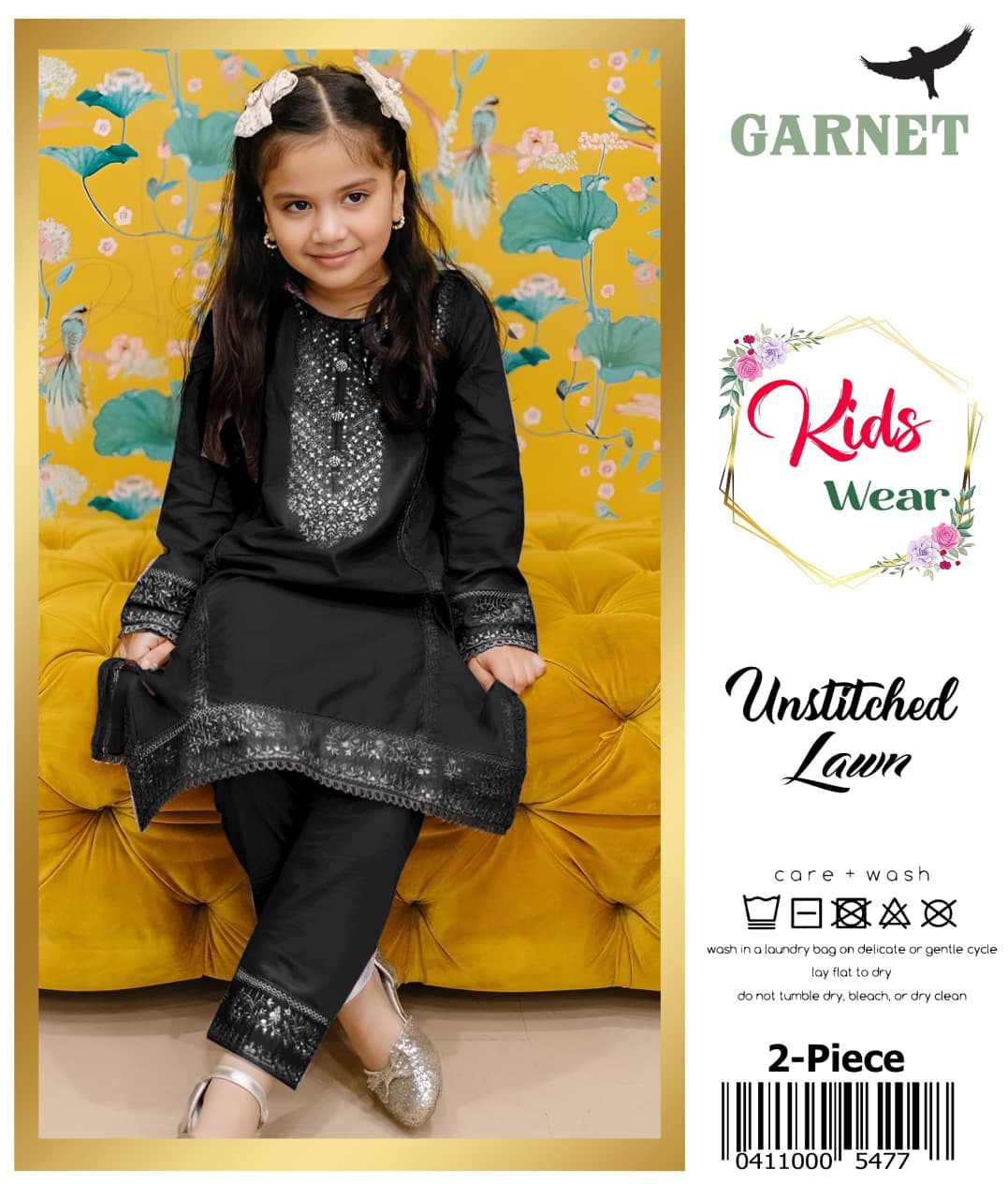 Maria.B Kids Lawn KD-02 | 3Pcs Embroidered Summer Collection 2026