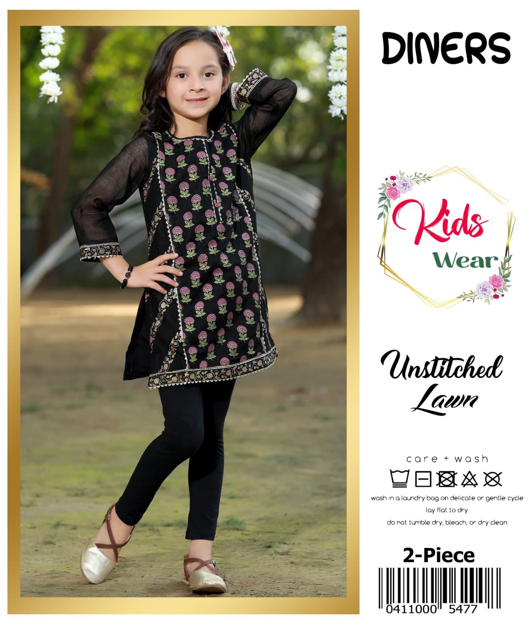 Maria.B Kids Lawn KD-17 | 2Pcs Embroidered Summer Collection 2026