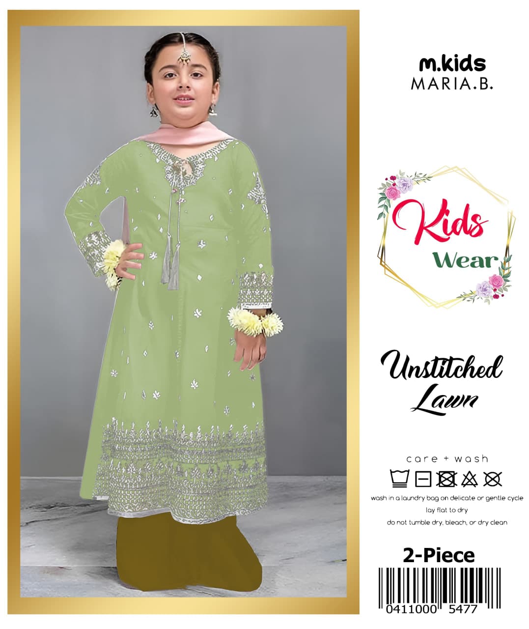 Maria.B Kids Lawn KD-16 | 2Pcs Embroidered Summer Collection 2026