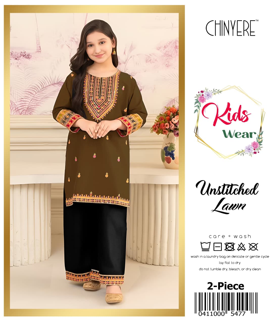 Maria.B Kids Lawn KD-09 | 2Pcs Embroidered Summer Collection 2026