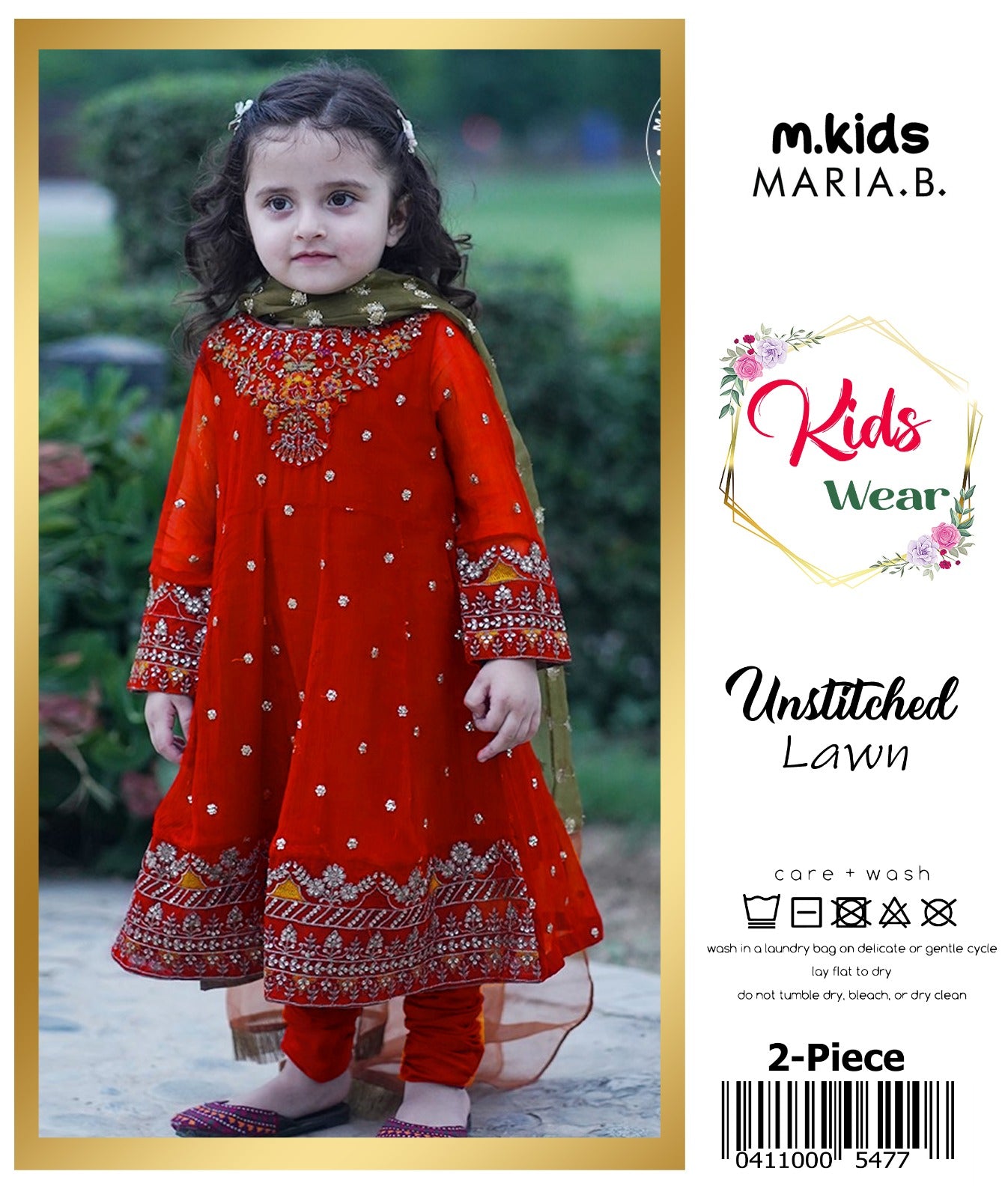 Maria.B Kids Lawn KD-05 | 2Pcs Embroidered Summer Collection 2026