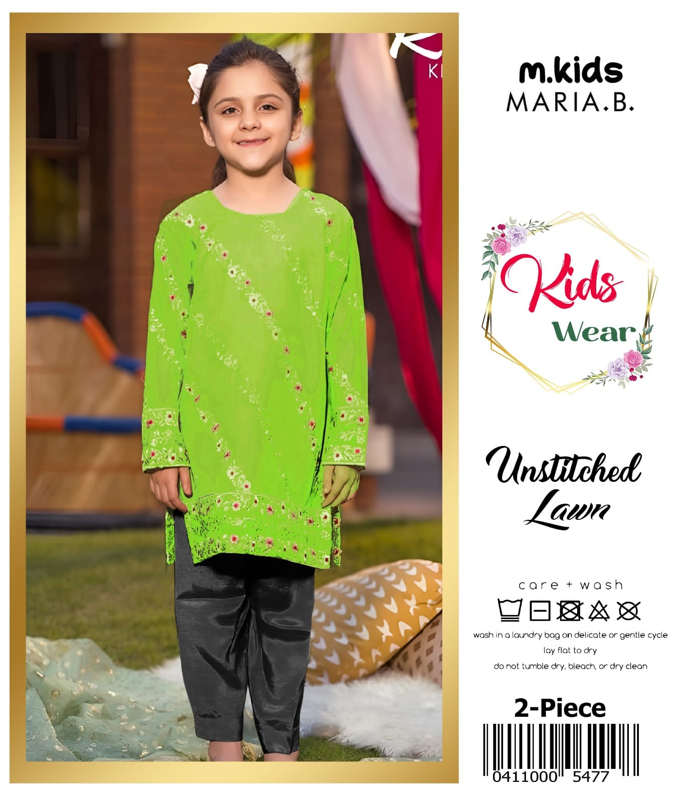 Maria.B Kids Lawn KD-22 | 2Pcs Embroidered Summer Collection 2026