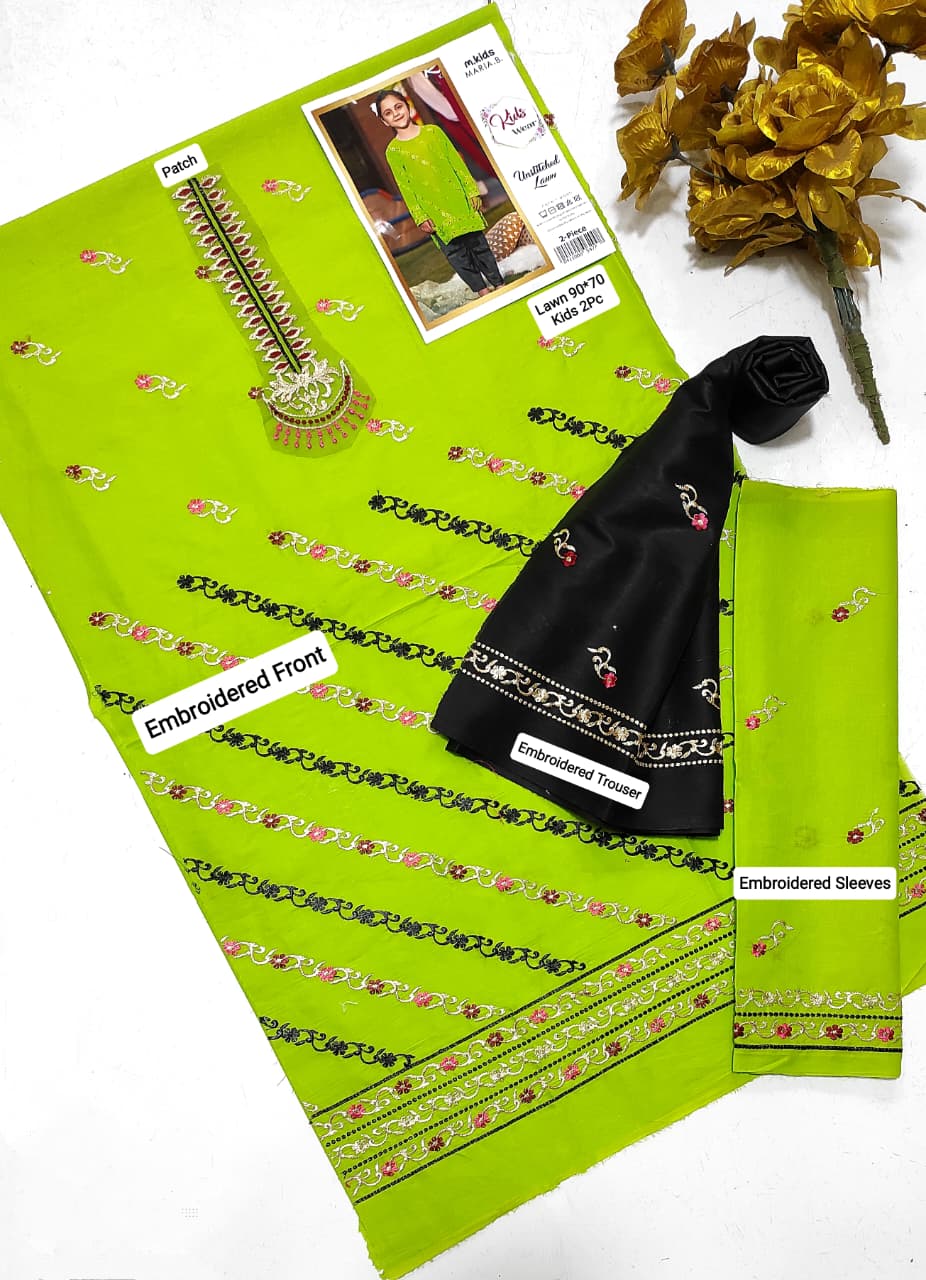 Maria.B Kids Lawn KD-22 | 2Pcs Embroidered Summer Collection 2026