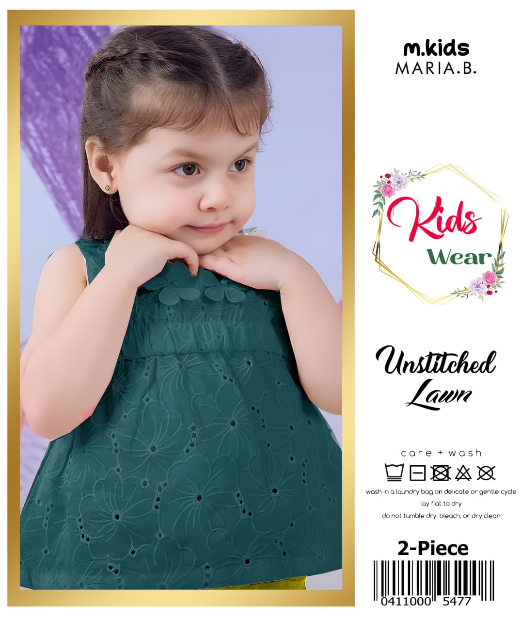 Maria.B Kids Lawn KD-27  | 2Pcs Embroidered Summer Collection 2026