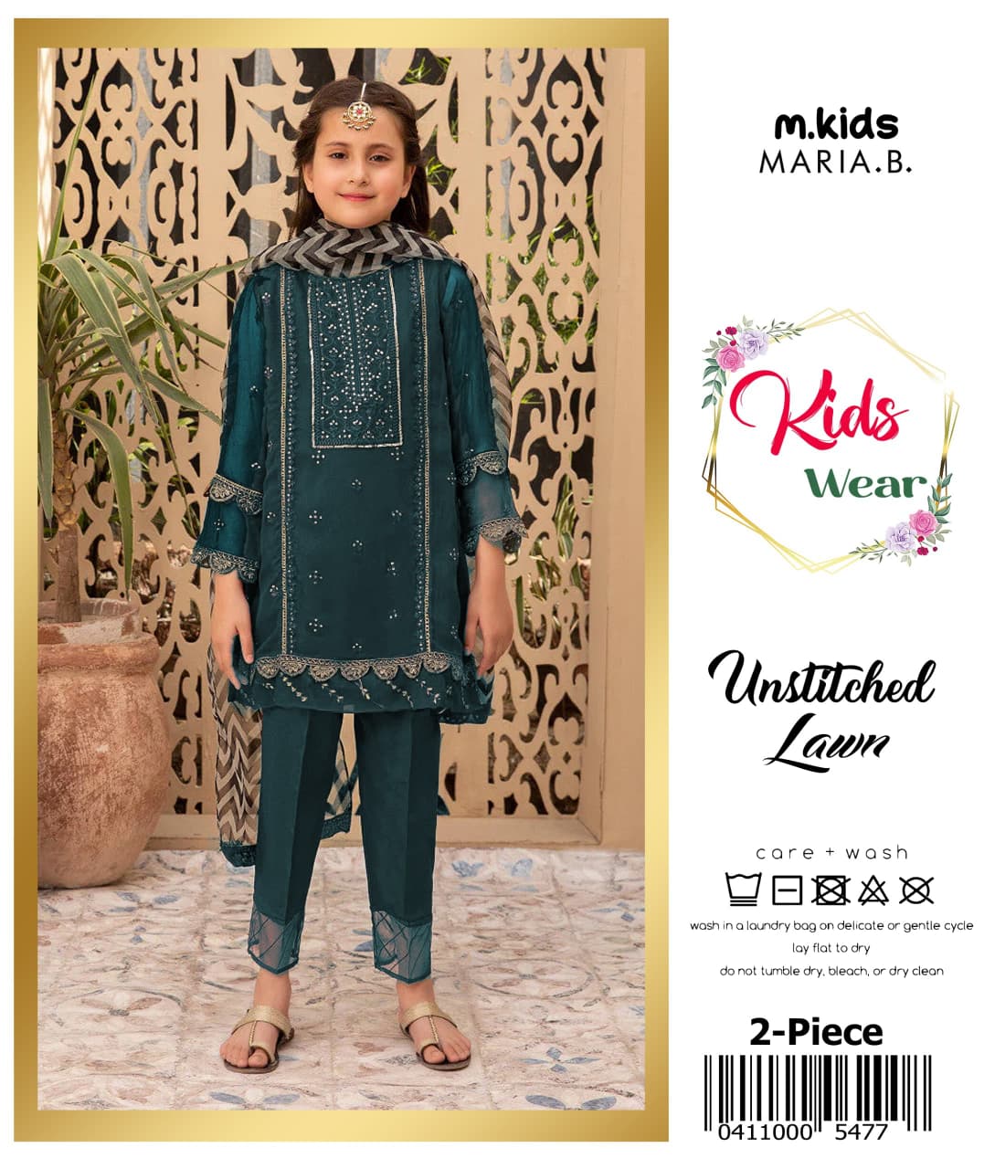 Maria.B Kids Lawn KD-10 | 2Pcs Embroidered Summer Collection 2026